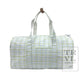 TRVL Weekender Green Plaid Duffle Bag