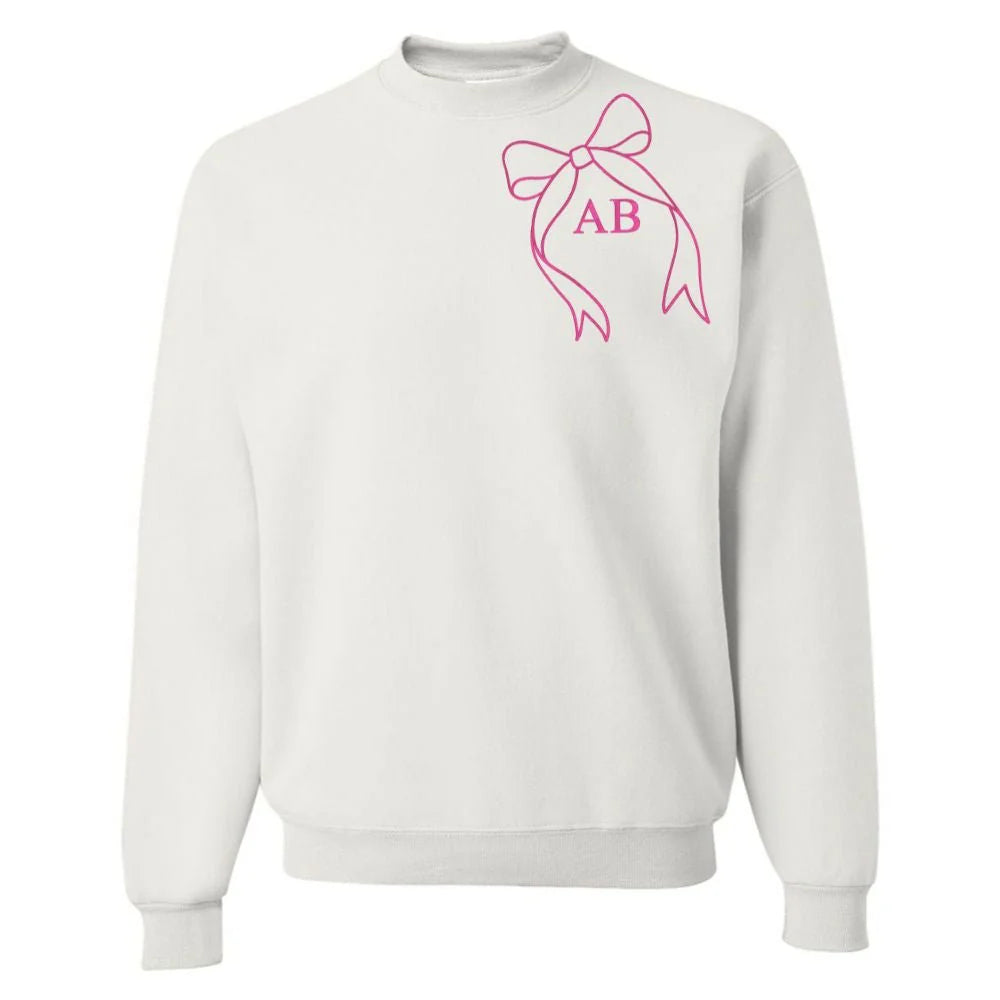 Bow Monogram Sweatshirt