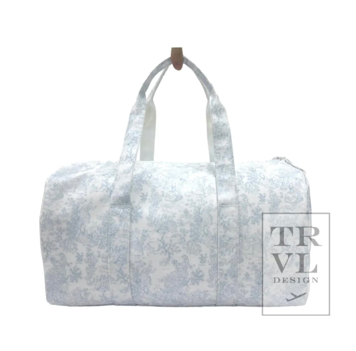 TRVL Weekender Blue Bunny Toile Duffle Bag