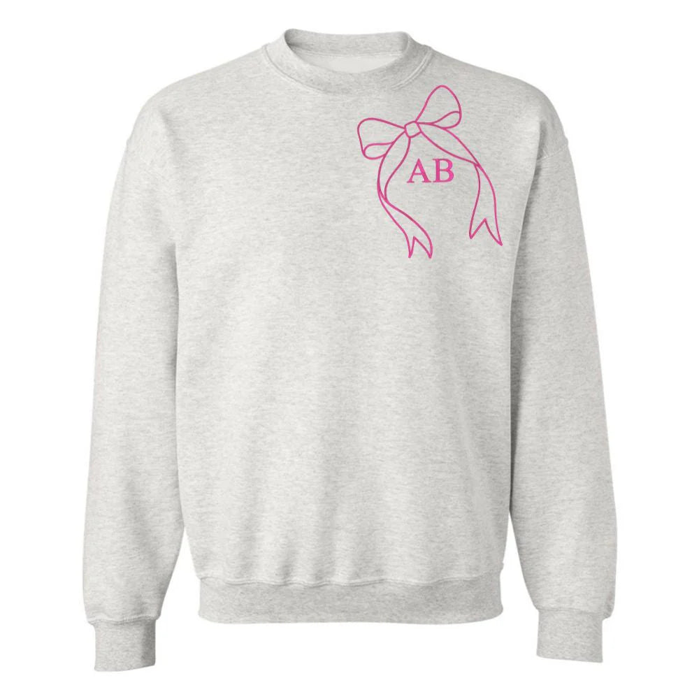 Bow Monogram Sweatshirt