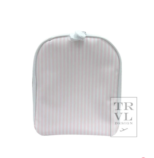 TRVL Pink Striped Lunchbox