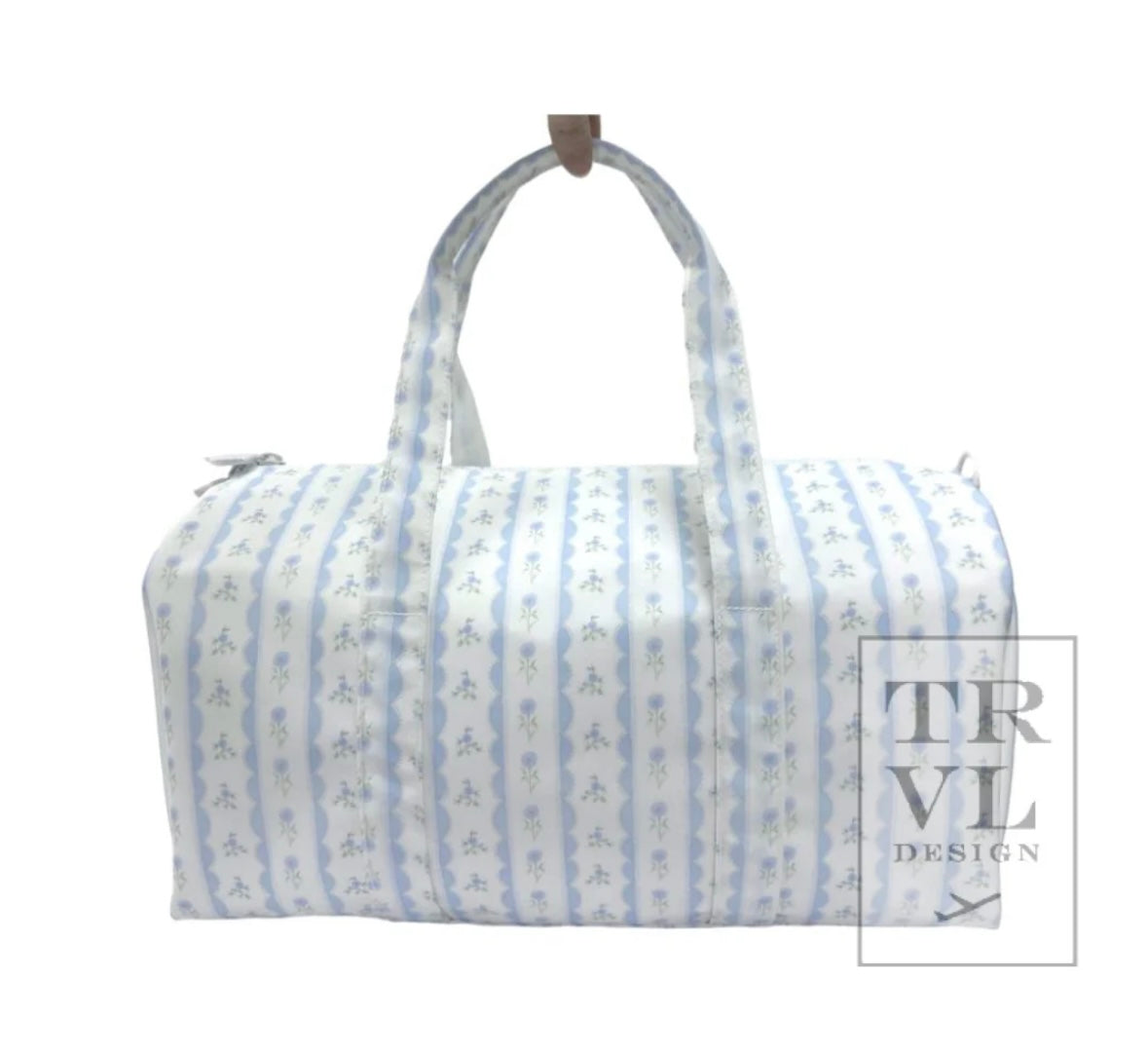 TRVL Weekender Blue Ribbon Floral Duffle Bag