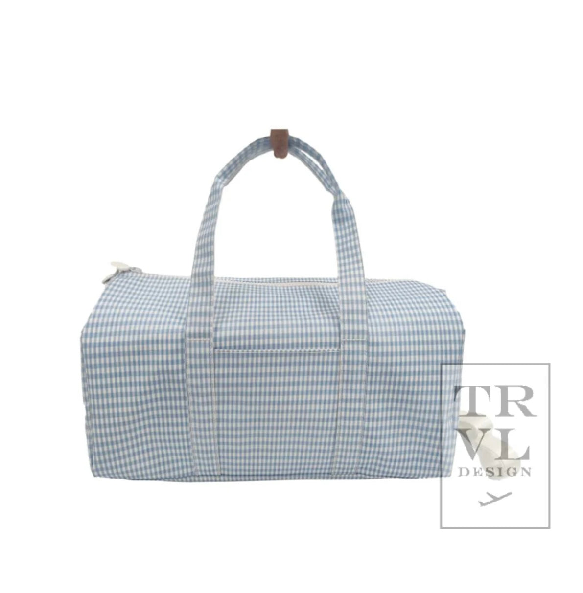 TRVL Weekender Gingham Mist Duffle Bag