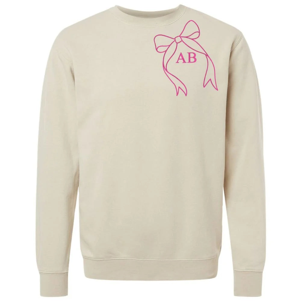 Bow Monogram Sweatshirt