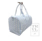 TRVL Weekender Blue Ribbon Floral Duffle Bag