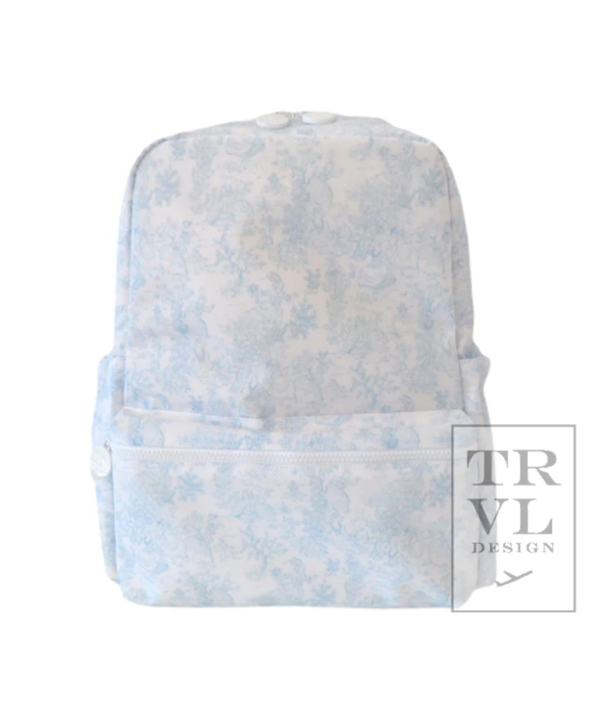 TRVL Blue Bunny Toile Backpack