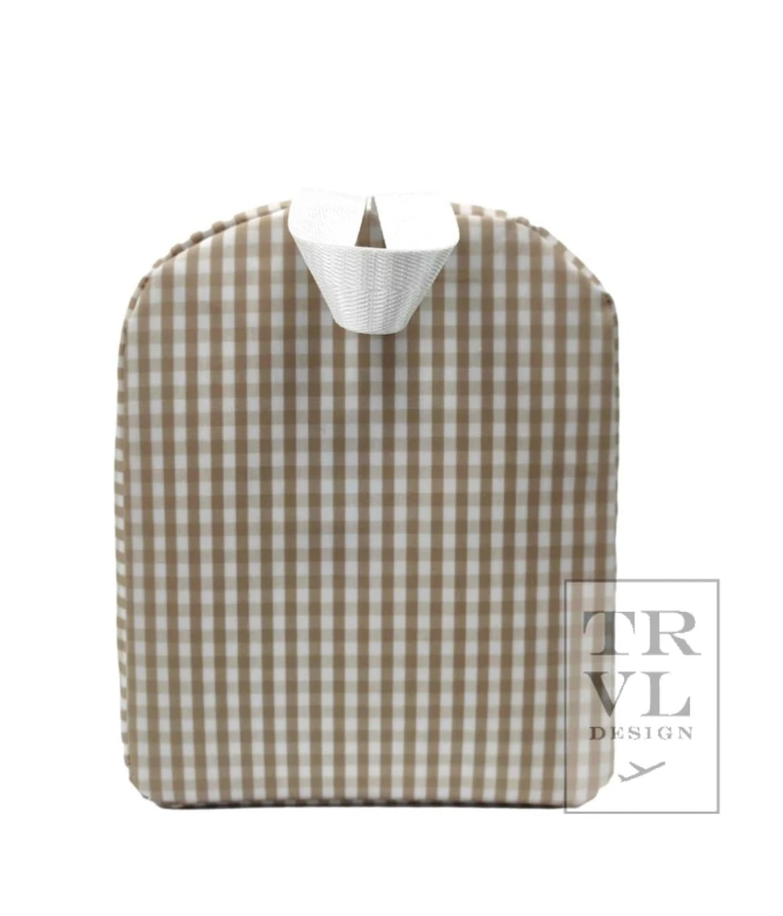 TRVL Gingham Khaki Lunch Box