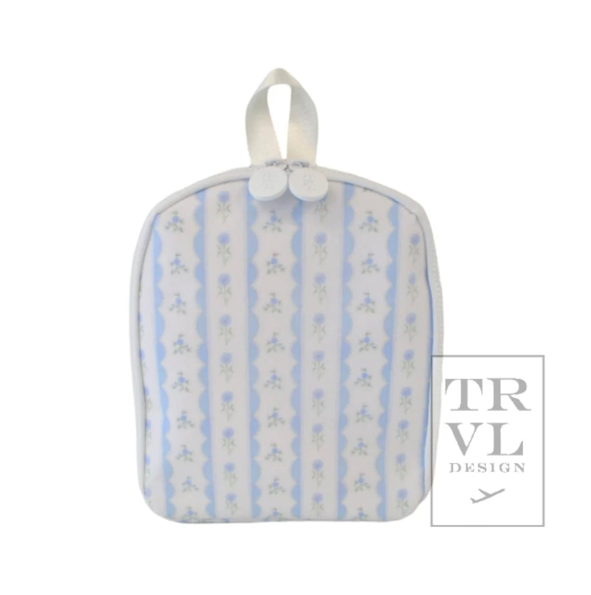 TRVL Blue Ribbon Floral Lunch Box