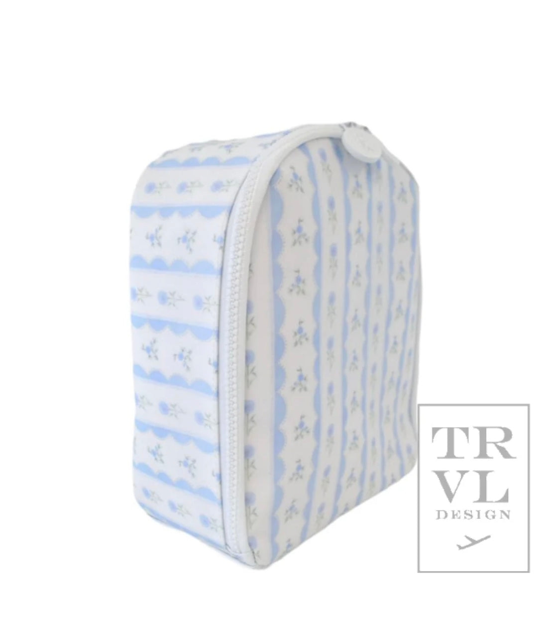 TRVL Blue Ribbon Floral Lunch Box