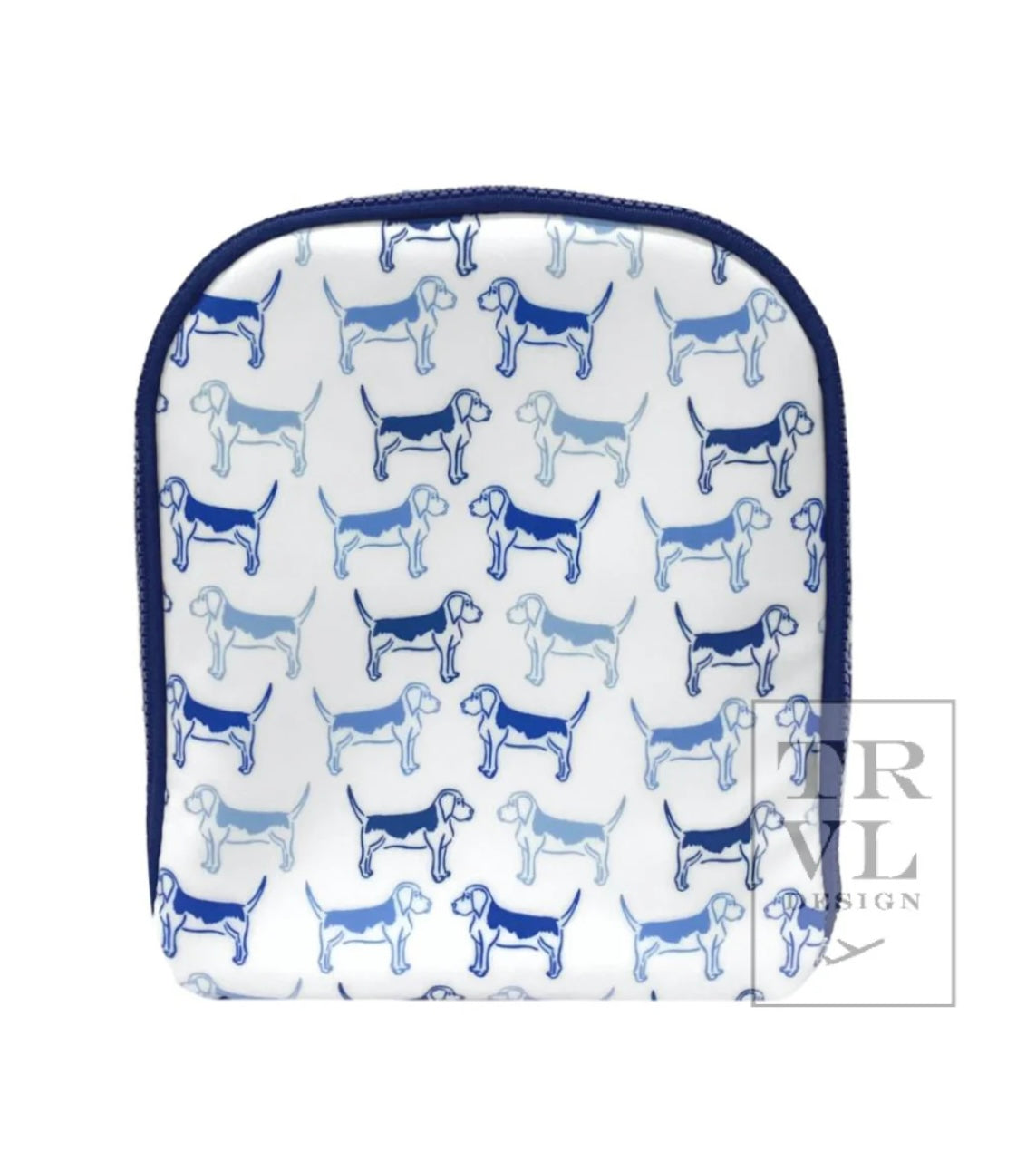 TRVL Blue Puppy Lunch Box