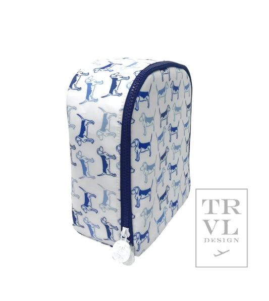 TRVL Blue Puppy Lunch Box